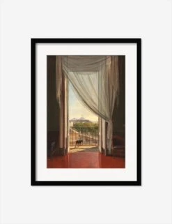 A View Of Naples Through A Window Print By Franz Ludwig Catel 14 A View Of Naples Through A Window Print By Franz Ludwig Catel -Decor Wall Sales AViewofNaplesthroughWindowBlackMatted