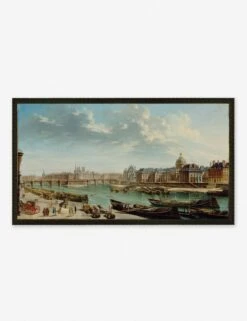 A View Of Paris With The Ile De La Cité Wall Art By Jean-Baptiste Raguenet 7 A View Of Paris With The Ile De La Cité Wall Art By Jean-Baptiste Raguenet -Decor Wall Sales a view of paris black frame